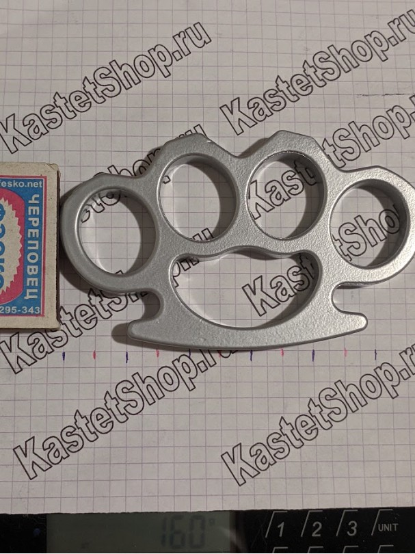 Кастет сталь классик серый вес 160 грамм ширина 115мм с доставкой