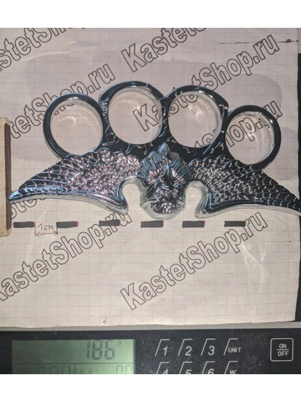 Кастет сталь орел серебро вес 180 грамм ширина 107мм с доставкой